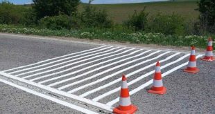 Започна полагане на хоризонтална маркировка на път I-3 край Телиш след фатален инцидент с цел подобряване на безопасността