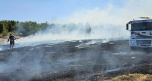 Доброволци от „Ралево 112“ участват в гасенето на пожар край с. Брестовец, Плевен