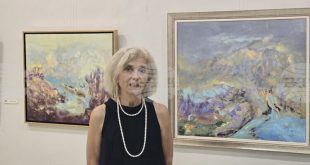 Мая Бисеркова откри 13-а самостоятелна изложба в Плевен, вдъхновена от срещи с пернишки художници и исландската природа