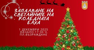 Запалване на коледните светлини и откриване на Коледното градче в Плевен с впечатляващ спектакъл на 1 декември