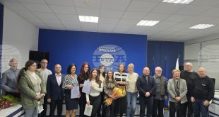 Елина Кюркчиева от БТА Плевен получи наградата „Северно ехо“ на церемония в Националния пресклуб на БТА