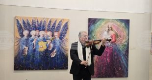 Изложба „Духовни откровения“ на Аннаел открита в плевенската галерия „Илия Бешков“ с акцент върху Архангел Михаил и дигитално масло