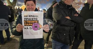 Протест в Плевен за честни избори и промени в Изборния кодекс, организиран от ДСБ