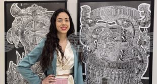 Биляна Димитрова откри в Плевен първата си самостоятелна изложба Кутията на Пандора с 54 творби в галерия Илия Бешков