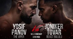 Йосиф Панов дебютира пред плевенска публика на 25 април срещу венецуелеца Хоникер Товар в зала „Балканстрой“