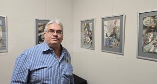 Йордан Йорданов-Данеси представи изложбата „Приказки в кашон“ в Плевен